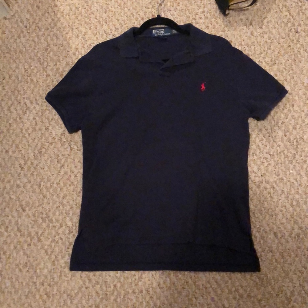 Men’s navy polo